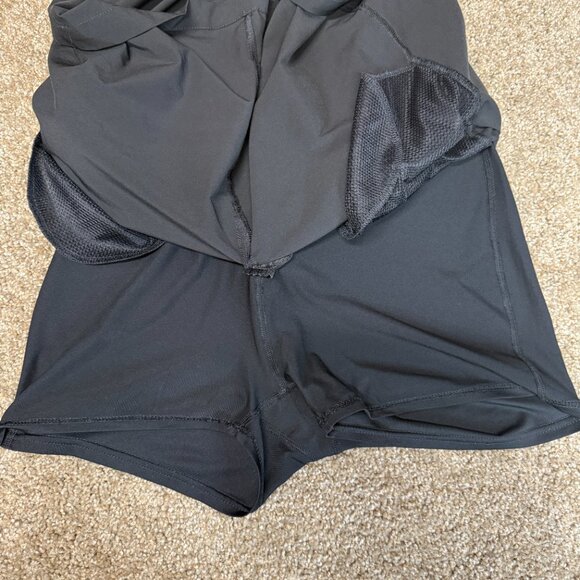 Eddie Bauer Adventurer Mini Skort Womens 8 Black Built in Brief Golf Activewear - Picture 8 of 11